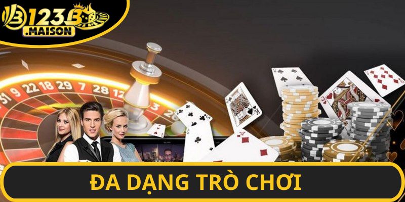 Đa dạng trò chơi tại sòng bài trực tuyến