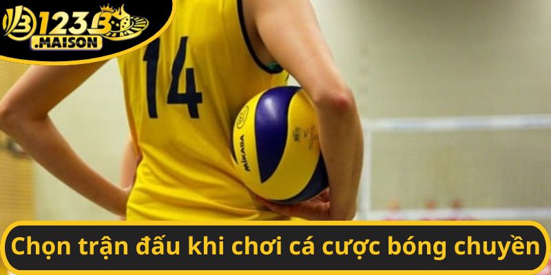 Mẹo chơi cá cược bóng chuyền hay là chọn lọc trận đấu để tham gia